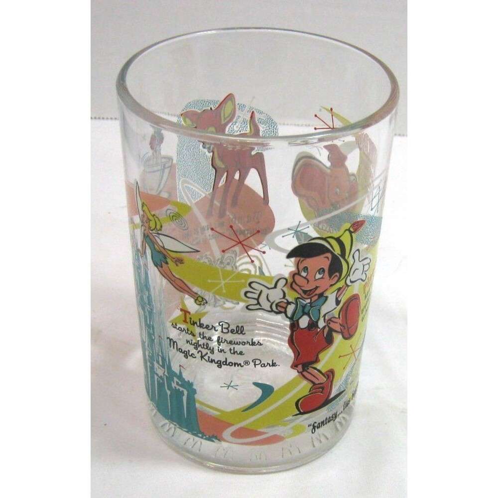 McDonald's Disney World 100 Years of Magic 25th Anniversary Glass Cup